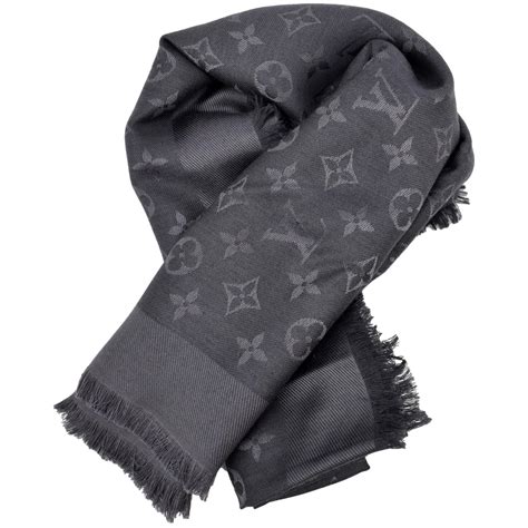 louis vuitton monogram scarf wool silk|Louis Vuitton twilly scarf.